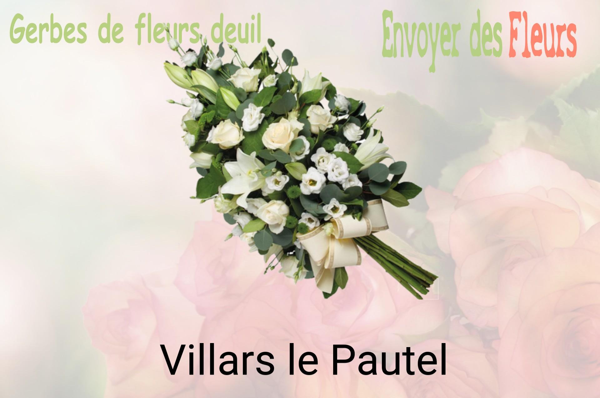 Gerbe de fleurs de deuil livrée à Villars-le-Pautel
